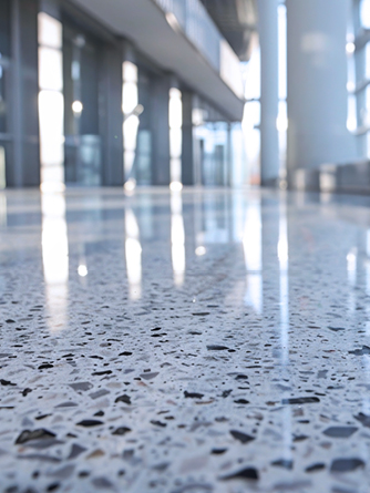Concrete Terrazzo flooring