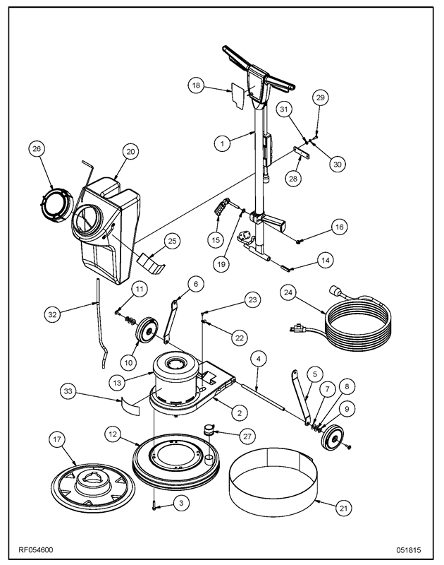 225GP Main Assembly diagram