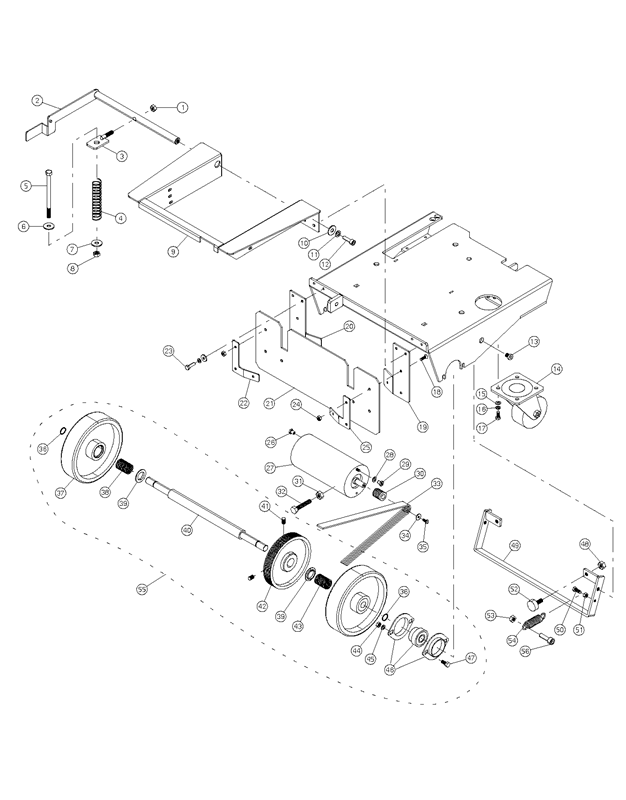 310AS Drive Wheel Assembly 1