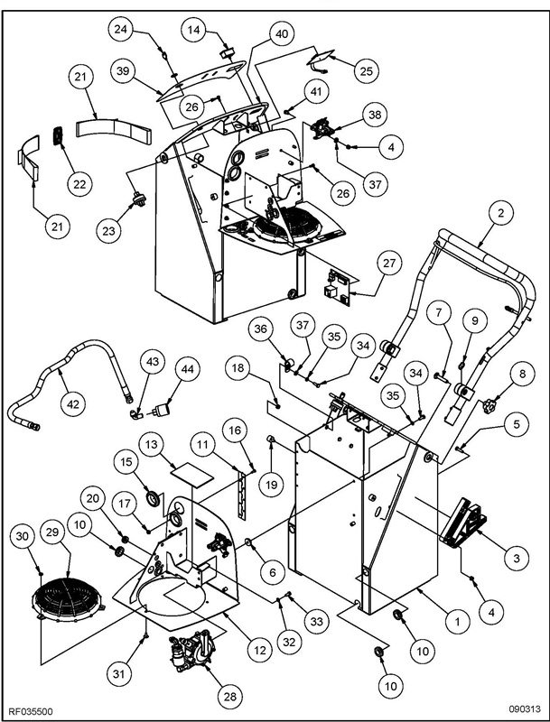 440BU_Bulkhead Assembly RF035500 Diagram 440BU_Bulkhead Assembly RF035500 Diagram