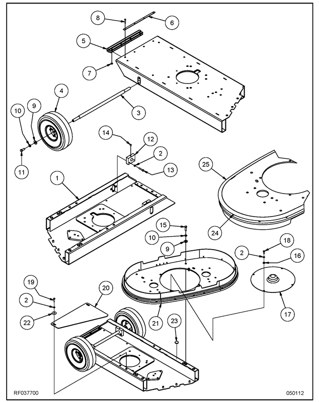 440ST Frame Assembly RF037700 1