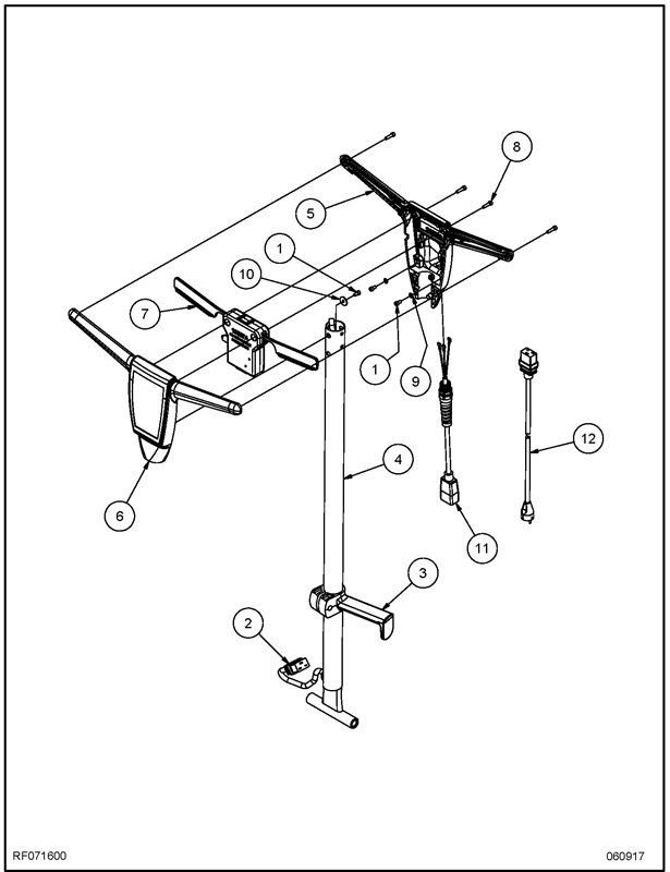 PE225FP_Handle Assembly 225FP E E6 RF071600 Diagram