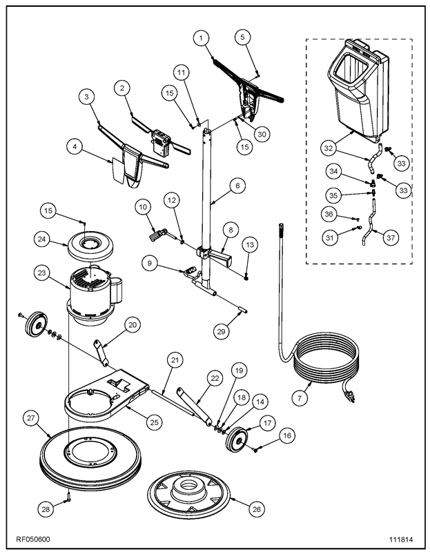 PE225FP_Main Assembly_RF050600 Diagram PE225FP_Main Assembly_RF050600 Diagram