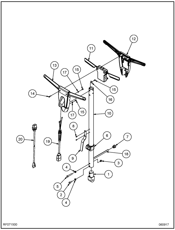 PE250ST_Handle Assembly 230V RF071500