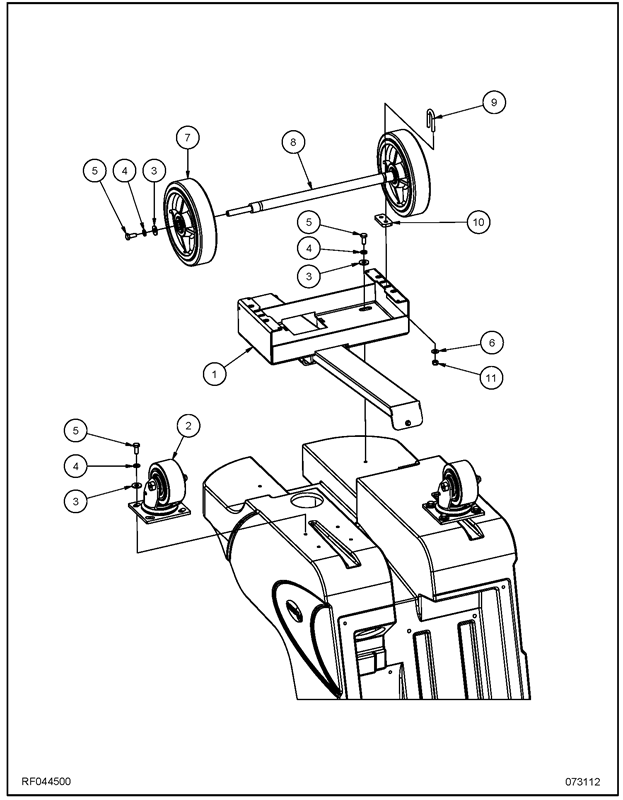 PE300BU_Main Bottom Assembly RF044500 1 PE300BU_Main Bottom Assembly RF044500 1