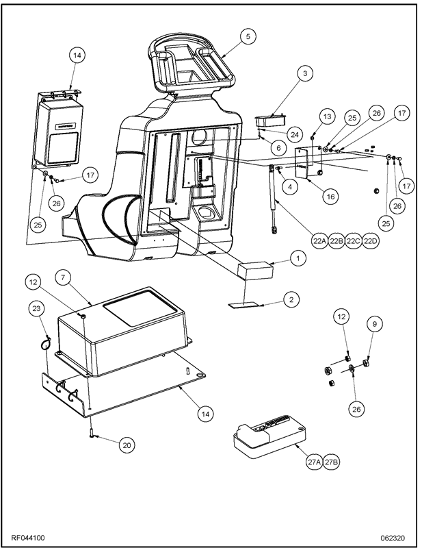 PE300BU_Main Rear Assembly RF044100 1