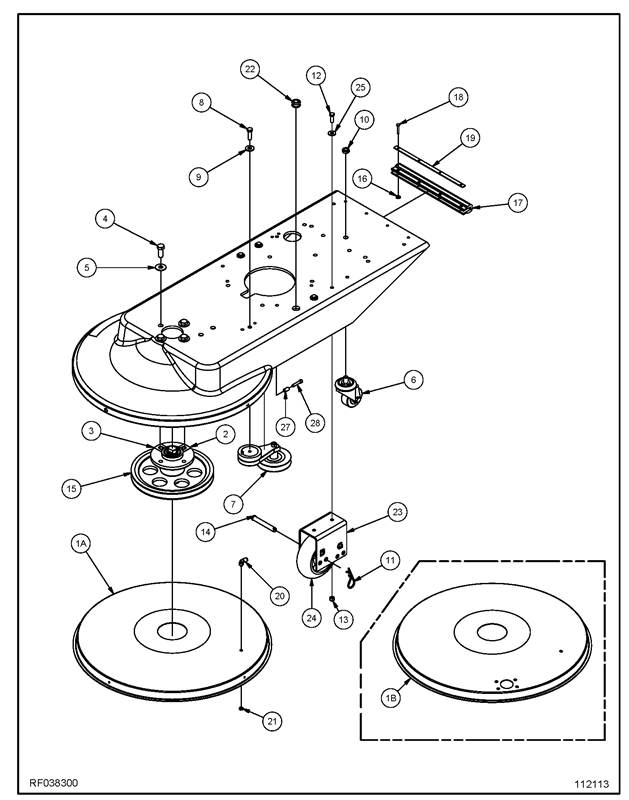 PE420GP_Deck Assembly Diagram RF038300 PE420GP_Deck Assembly Diagram RF038300